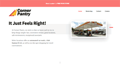 Desktop Screenshot of cornerpantry.com